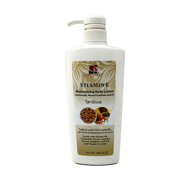 Caris Gold Vitamin E moisturizing body lotion 600ml